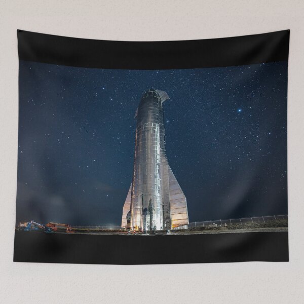 Item preview, SpaceX Starship at Night (8K resolution) designed and sold by bobbooo.
