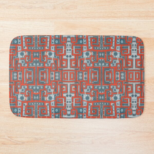 Item preview, Meanders, Abstract Pattern, Grey Orange designed and sold by Julia Khoroshikh.