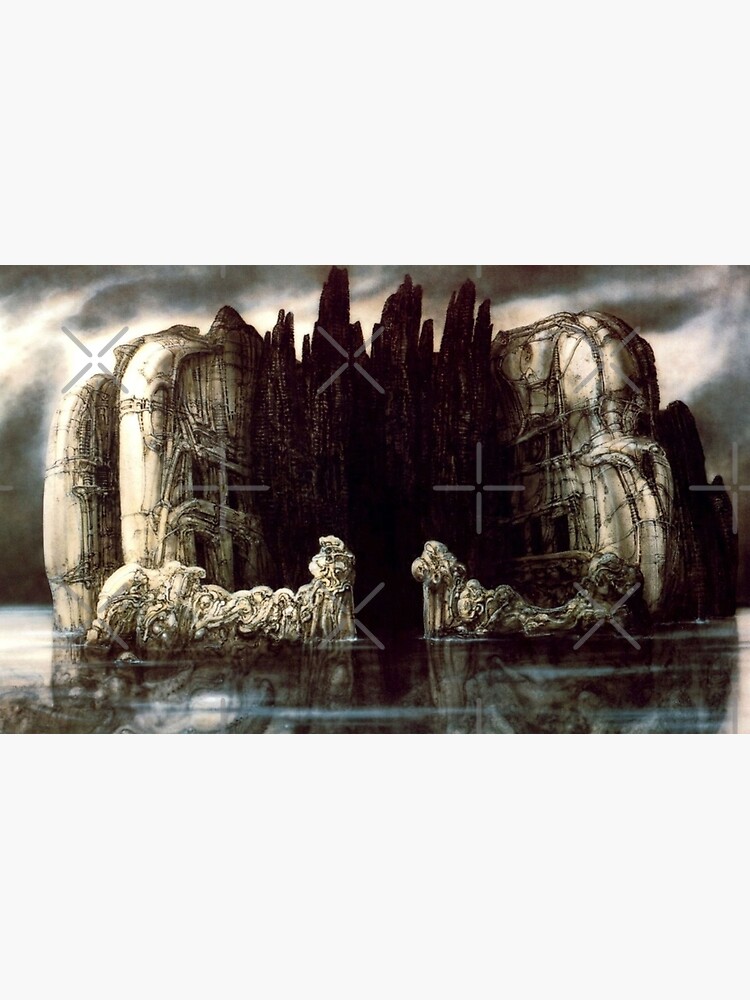 H.R Giger - Isle of The Dead by bigdaddynutnut
