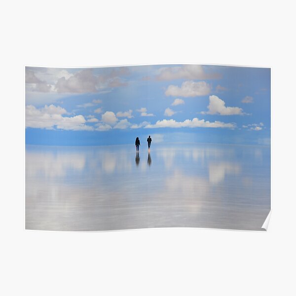 Salar de Uyuni, flooded, Bolivia Poster