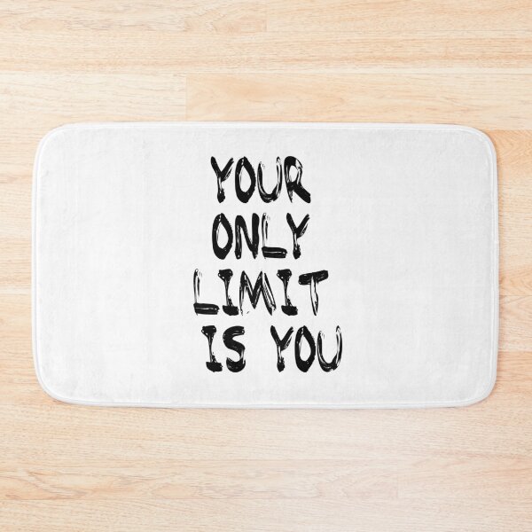 Item preview, Your only limit is you motivational inspirational quote brush typography tumblr  designed and sold by vanessavolk.