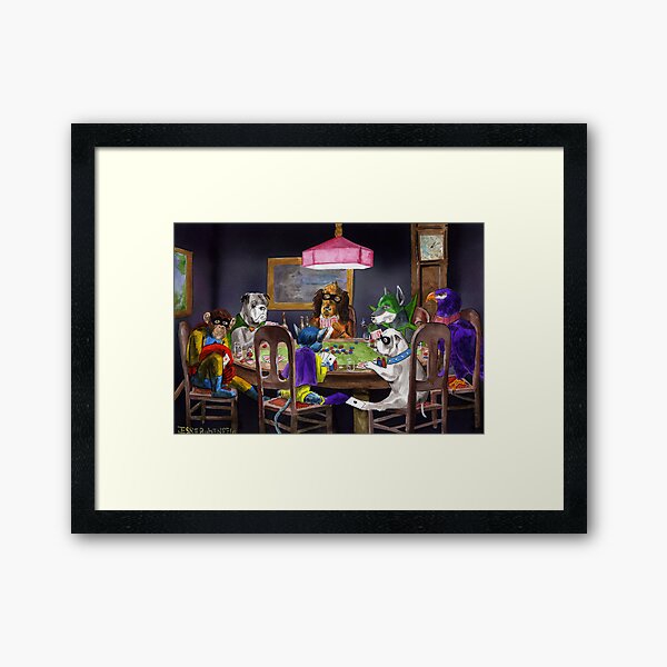 A Super Friend in Need Framed Art Print
