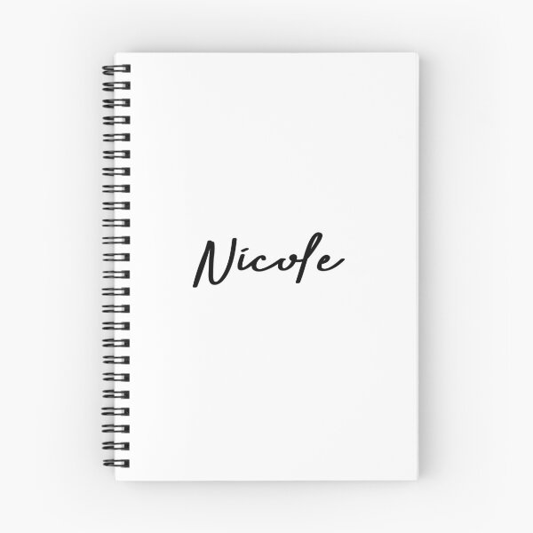 Item preview, Nicole handwriting designed and sold by taryncarey225.
