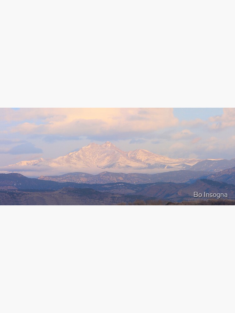 Meeker and Longs Peak Twin Peaks Panorama Color Image by mrbo