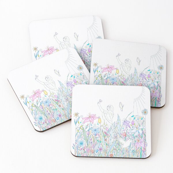 Walking through nature Coasters (Set of 4)