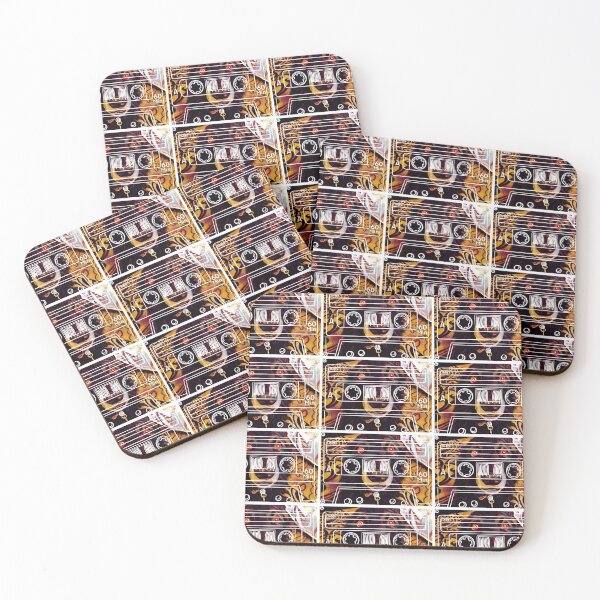Item preview, pop-art tape cassette graffiti dog designed and sold by Gammaraybots.