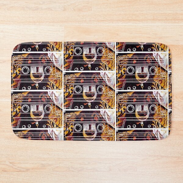 Item preview, pop-art tape cassette graffiti dog designed and sold by Gammaraybots.