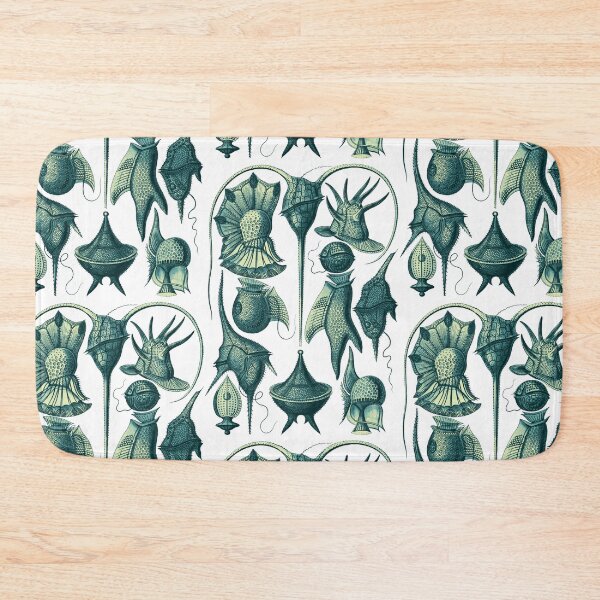 Item preview, Ernst Haeckel Peridinea Plankton Teal designed and sold by aimeewilson.