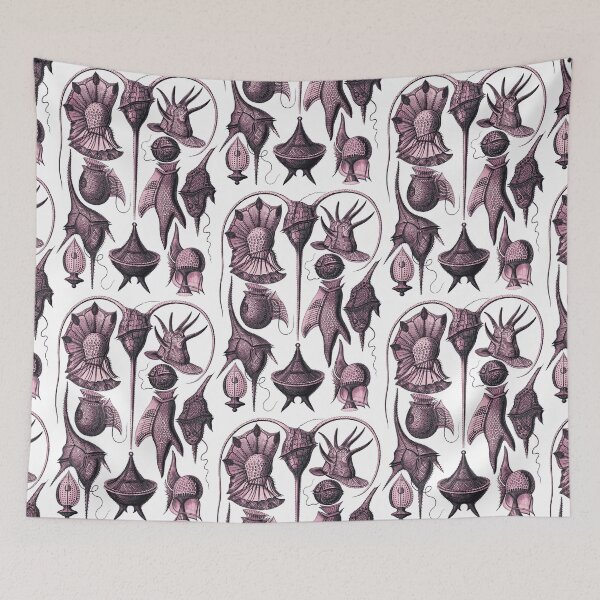 Item preview, Ernst Haeckel Peridinea Plankton Pink designed and sold by aimeewilson.