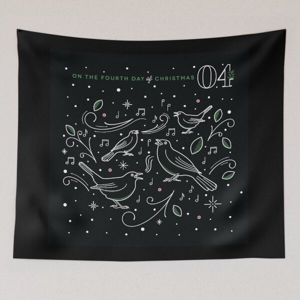 Item preview, On The Fourth Day of Christmas designed and sold by Katrina Sutton.
