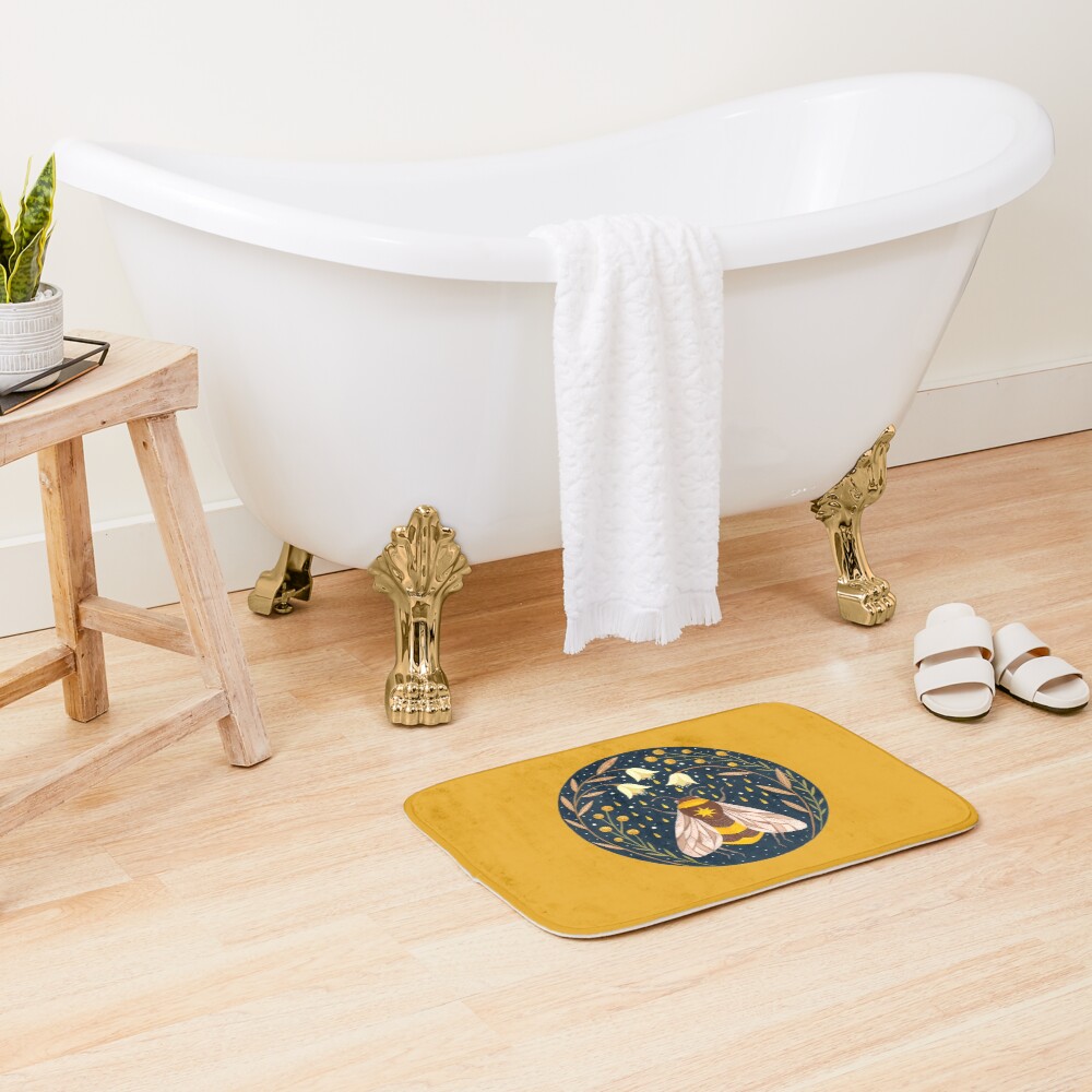 Harvester of gold Bath Mat