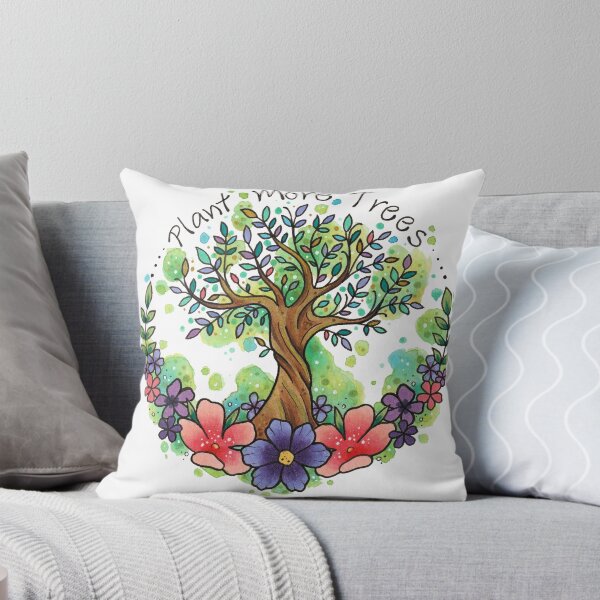 Item preview, Green Trees and Flowers Eco Design designed and sold by lornalaine.