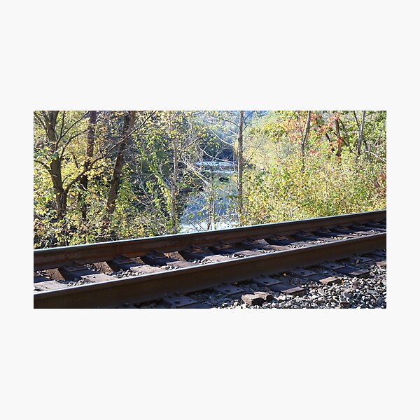 Item preview, Railroad Train Track View designed and sold by mymysterycloset.