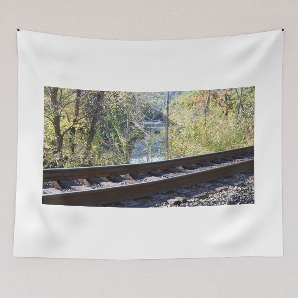 Item preview, Railroad Train Track View designed and sold by mymysterycloset.