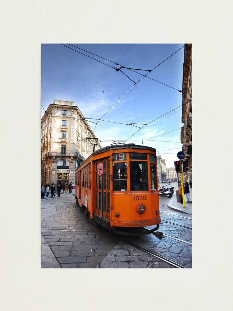 Alternate view of Tram in Milan Photographic Print