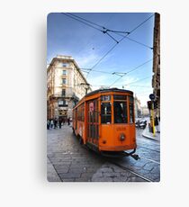 Tram in Milan Canvas Print