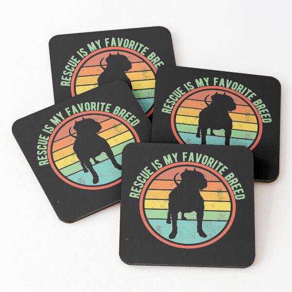 Item preview, Rescue Is my Favorite Breed designed and sold by PrettyPittie Shop.