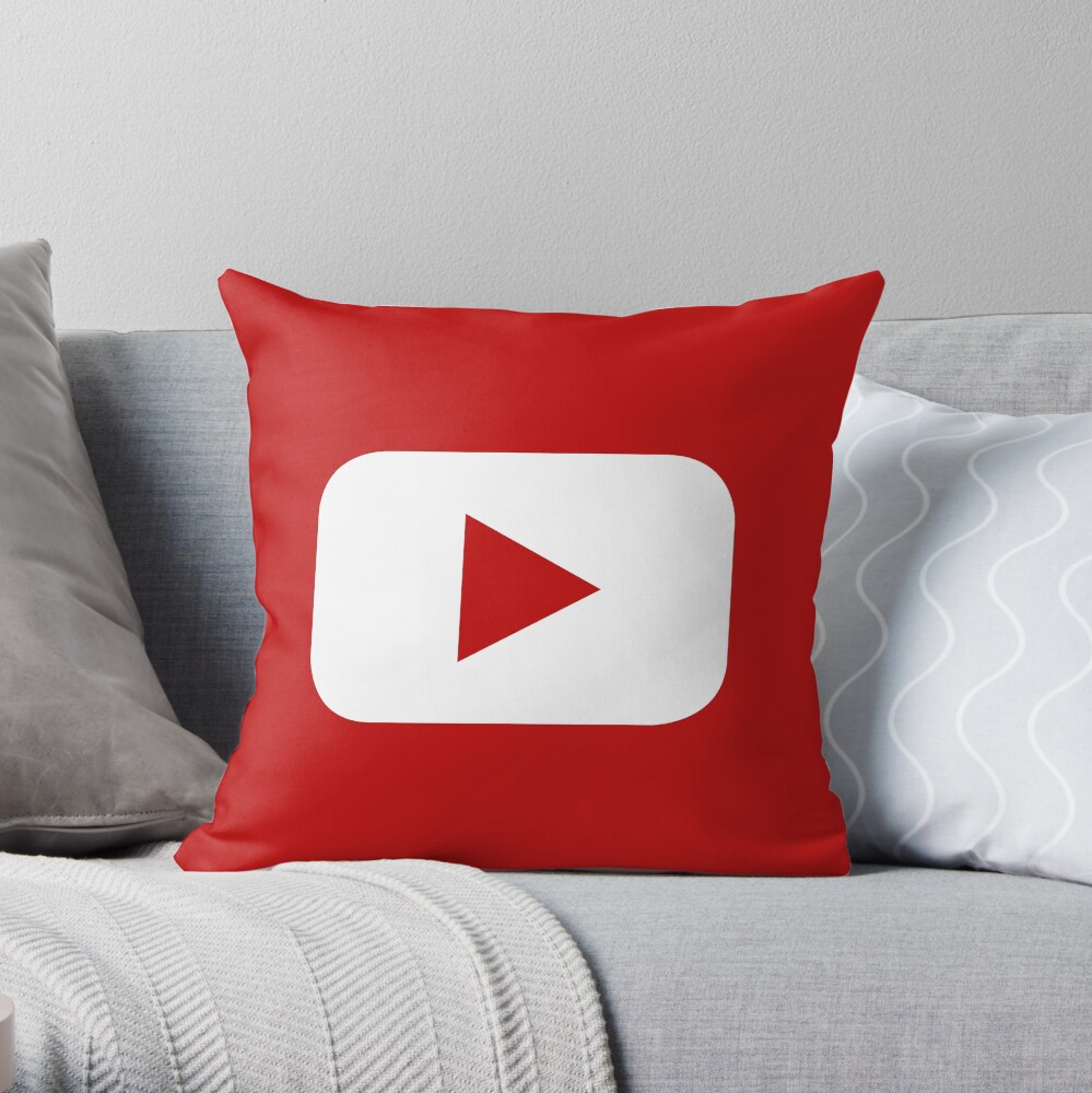 Youtube Throw Pillow