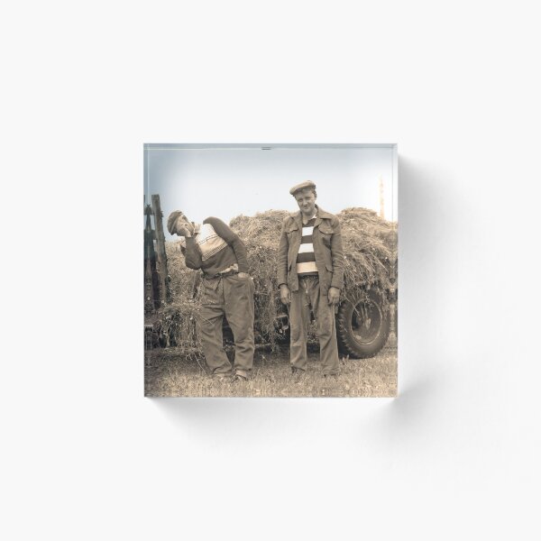 Item preview, 2 Shy Farmers designed and sold by Ginette Jalbert.