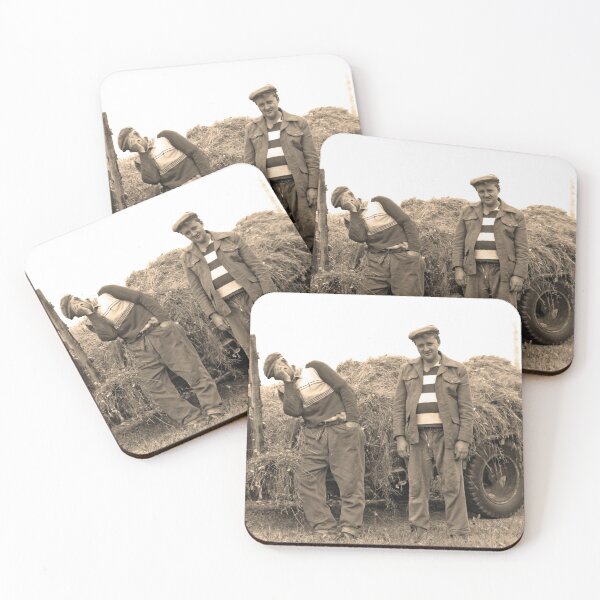 Item preview, 2 Shy Farmers designed and sold by Ginette Jalbert.