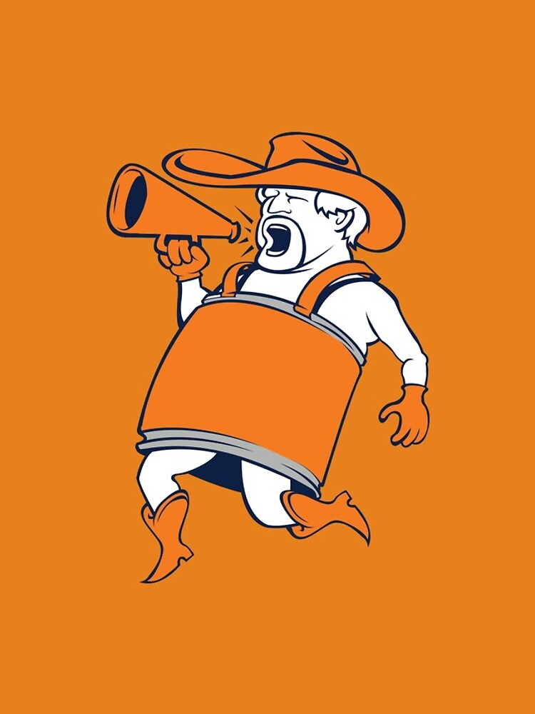 denver broncos barrel man