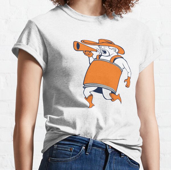 Aperçu de l'œuvre T-shirt Denver Broncos Barrel Man créée et vendue par Stayfrostybro.