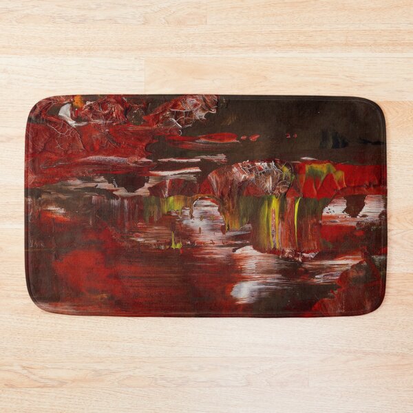 Item preview, Black red and brown abstract painting designed and sold by Art by  Gordan P. Junior.
