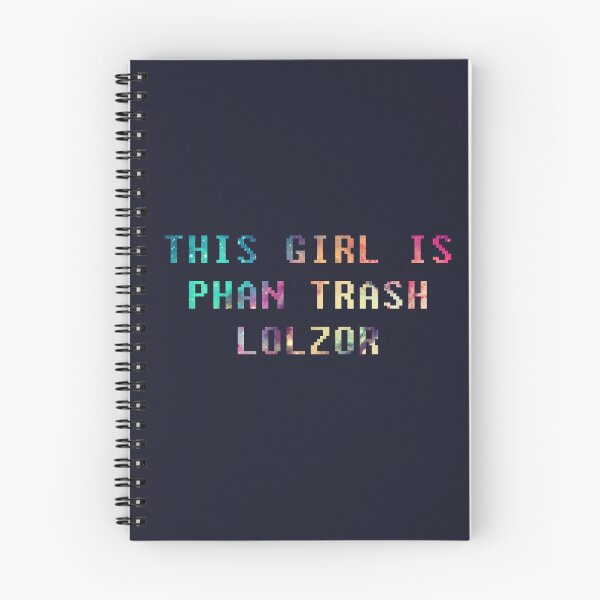 Item preview, Esta chica es Phan Trash designed and sold by ohshoot.