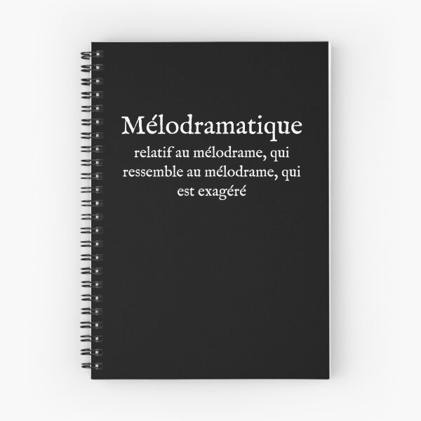 Item preview, M :Mélodramatique: French:Wear Your Dictionary designed and sold by WearYourWords.
