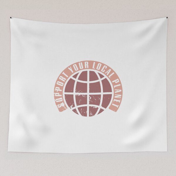 Item preview, SUPPORT YOUR LOCAL PLANET designed and sold by ZANGRAM.