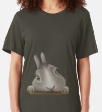 Curious Little Bunny Slim Fit T-Shirt