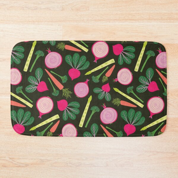 Item preview, Veg Patch Pattern on Dark designed and sold by rocketandindigo.