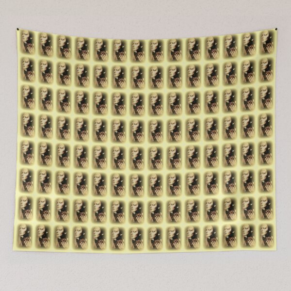 Item preview, lady pose in yellow tint. c.a.2019. designed and sold by smiley100.
