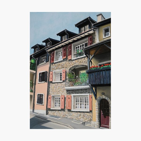 Bourg-Dessous, La Tour-de-Peilz Impression photo