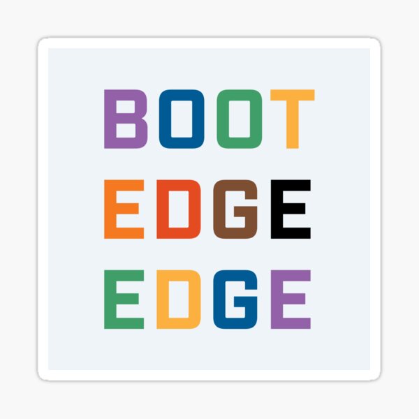 Item preview, Boot Edge Edge Pride designed and sold by mmmcrespy.