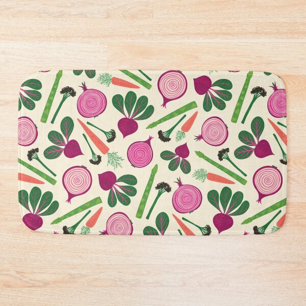 Item preview, Veg Patch Pattern on Light designed and sold by rocketandindigo.