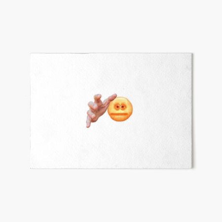 Shush Cursed Emoji | Art Board Print