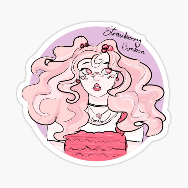 Sticker bonbon Fil couleur - Sticker A moi