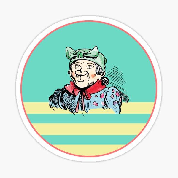 Max und Moritz, Witwe Bolte Sticker