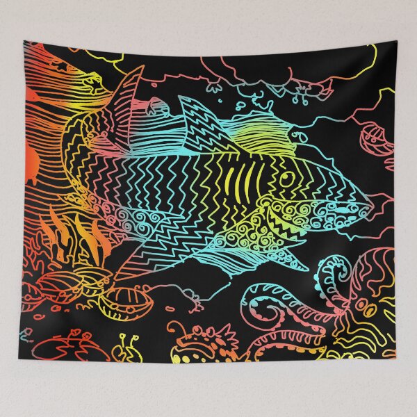 Item preview, Manō on da reef designed and sold by devinoishi.