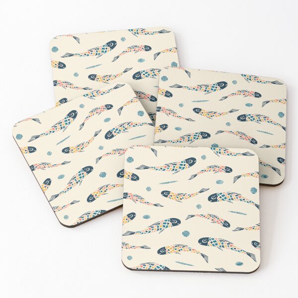 Item preview, Fishies Jumping Pattern designed and sold by rocketandindigo.