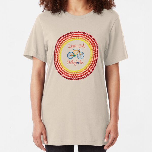 I ride a bike! Slim Fit T-Shirt