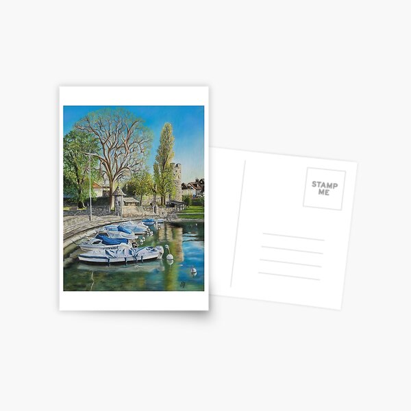 La Tour et son reflet, La Tour-de-Peilz Carte postale