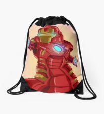 Iron Manatee Drawstring Bag