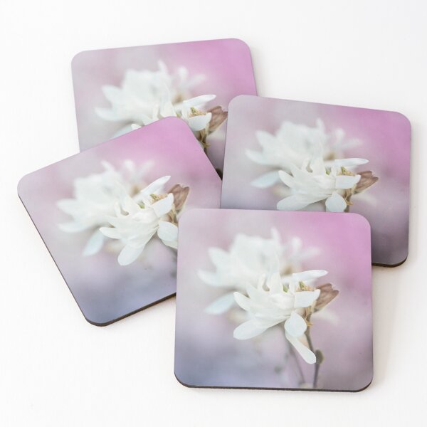 Item preview, Colorful magnolia flowers with a watercolor effect designed and sold by macroviewpoint.
