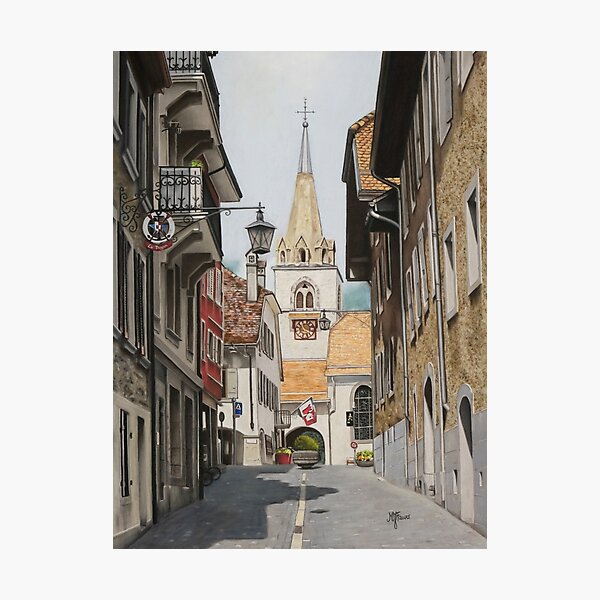 L'église de La Tour-de-Peilz Impression photo