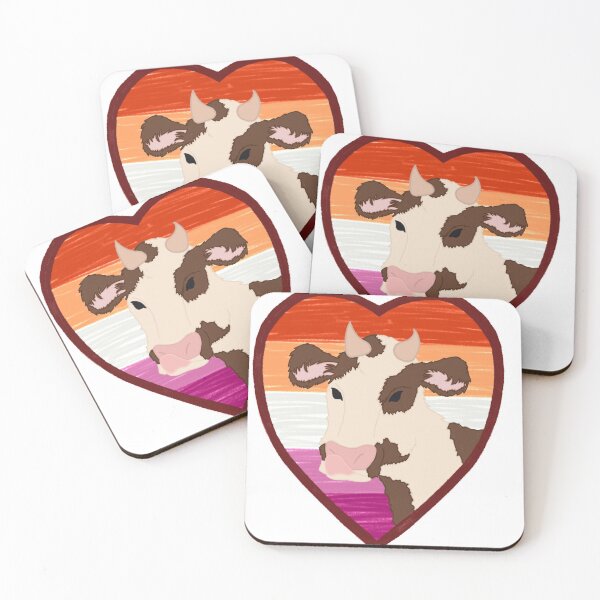 Item preview, Lesbian Pride Cow designed and sold by samlevisshop.