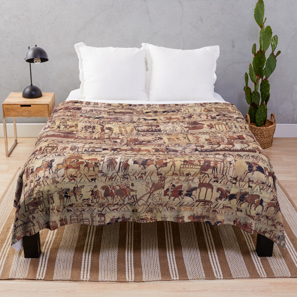 Bayeux Tapestry Throw Blanket