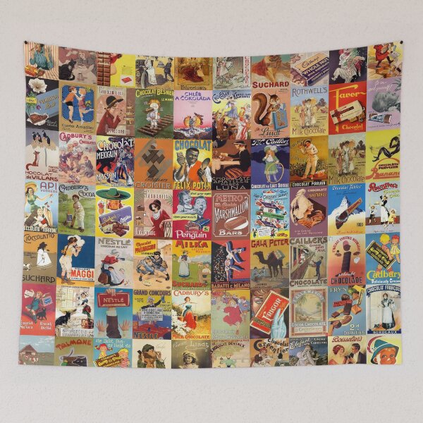Item preview, Vintage Chocolate Ads designed and sold by Montage-Madness.