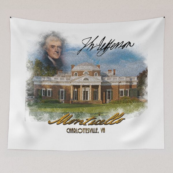 Item preview, Monticello Jefferson's home designed and sold by Foxlindesigns.